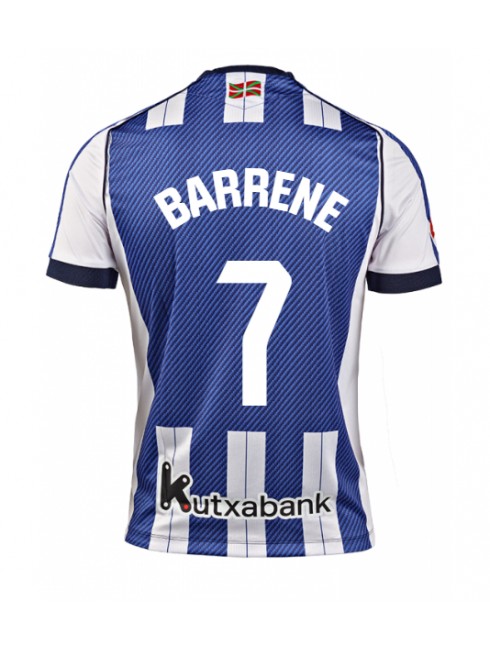 Real Sociedad Ander Barrenetxea #7 Heimtrikot 2025-26 Kurzarm Real Sociedad Ander Barrenetxea #7 Heimtrikot 2025-26 Kurzarm